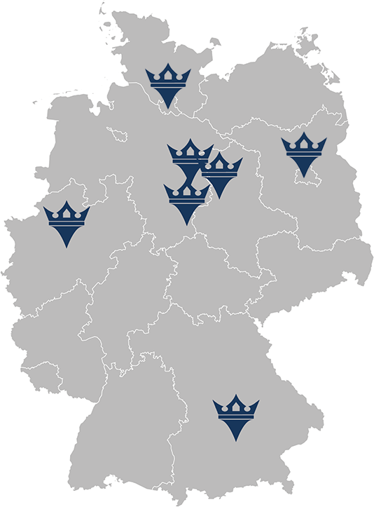 Startseite Immobilien in ganz Deutschland Standorte Karte