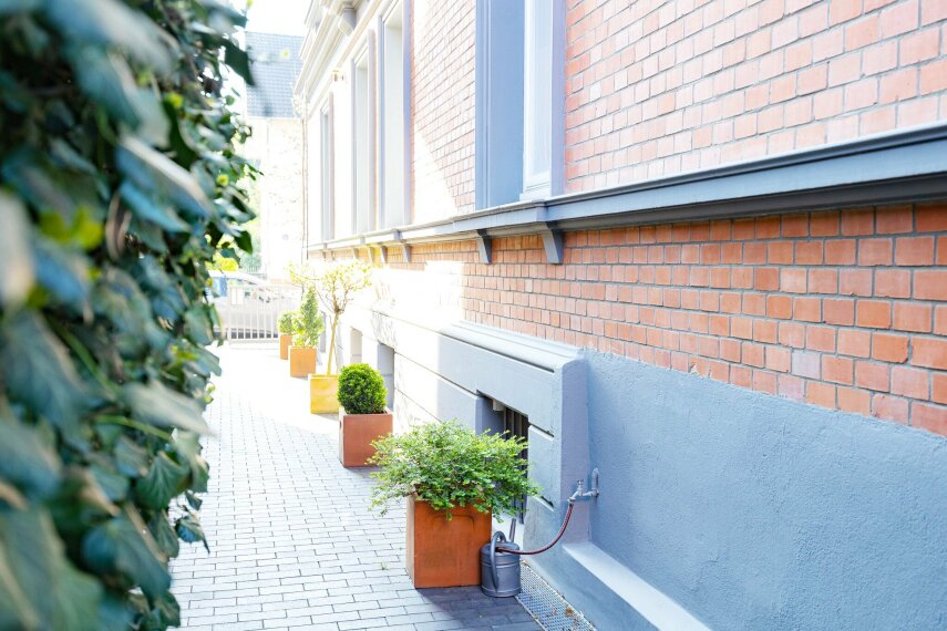 Seitenansicht Haus