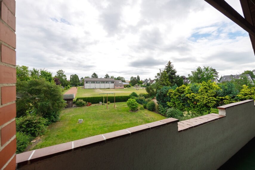 Balkon mit Gartenaussicht 