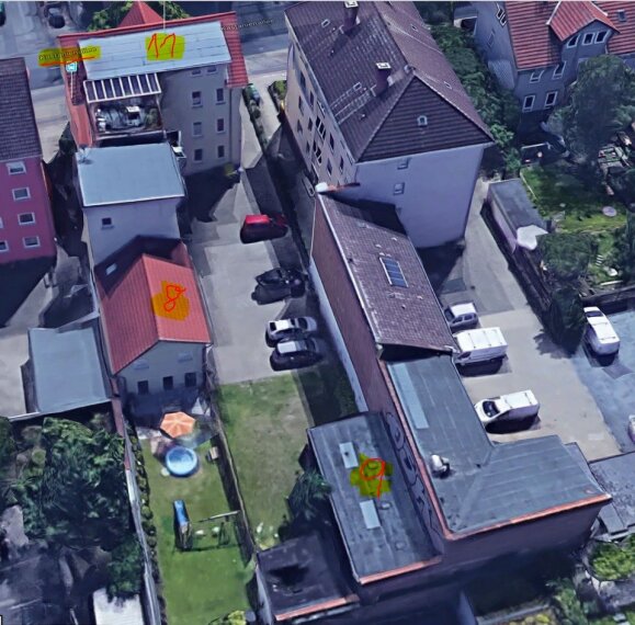 Aufteilung Grundstück